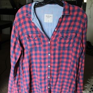 Lightweight Plaid Shirt